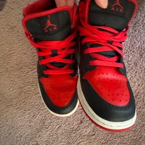 Jordan Kids Sneakers Black Red